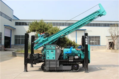 Hydraulická ocelová pásová vodní vrtací souprava o hloubce 280 m